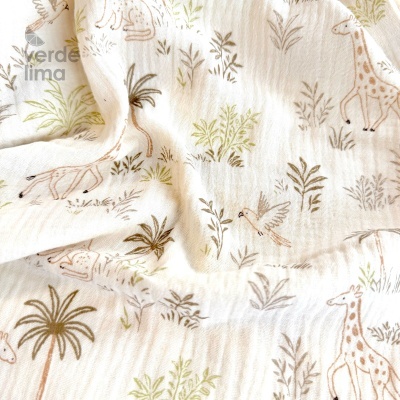 Musselina - Animais na selva