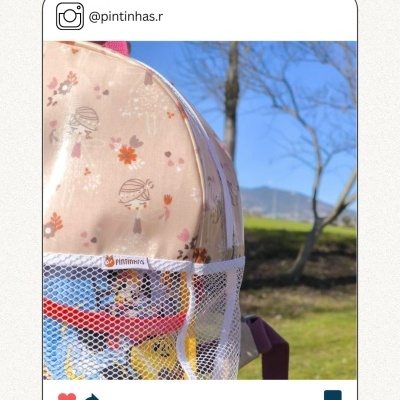 Tecido Plastificado - Cute fairy and flowers - Main