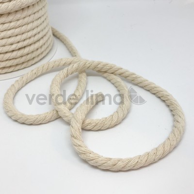 Cordão de Algodão entrançado 10mm
