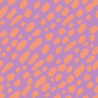 Nylon Impermeável - Salpicos laranja e lilás