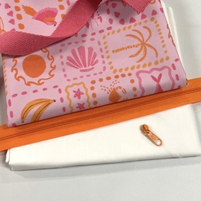 Kit de materiais - puff de praia (não inclui enchimento)