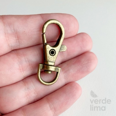 Mosquetão base redonda