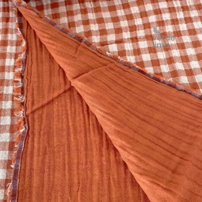 Musselina dupla face - Vichy