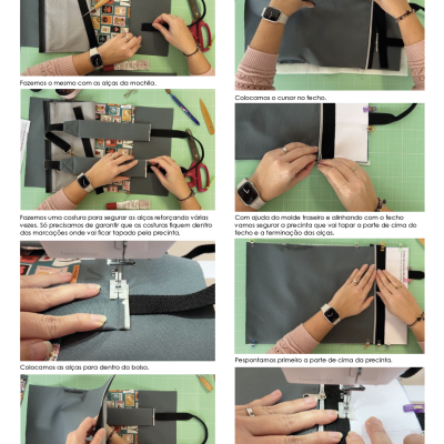 Passo a Passo digital - Mochila multiposições