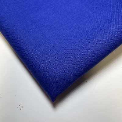 Retalho 33x150cm - Tecido liso de algodão - Azul Royal