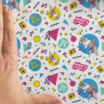 Tecido de Algodão - Bugs Bunny Arcade