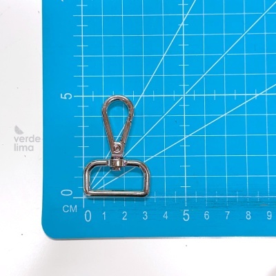 Mosquetão premium rectangular para alças de 25mm