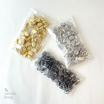 Cursores malha 5 com argola - Saco 40 unidades