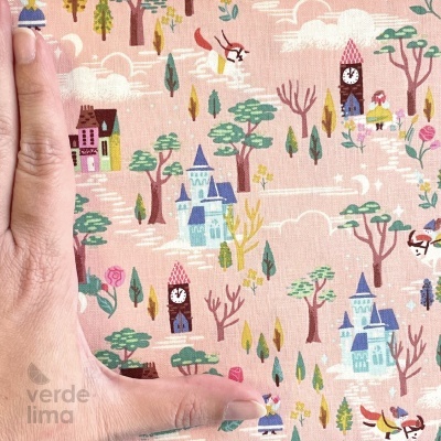 Tecido de Algodão - Beauty and the Beast - Countryside