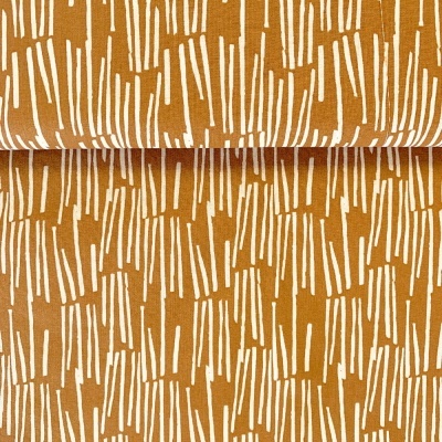 Tecido de Algodão - Riscado Ferrugem