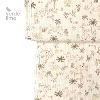 Musselina - Animais na selva