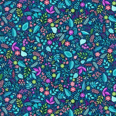 Tecido de Algodão - Tropica foliage