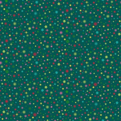 Tecido de Algodão - Christmas Brights - Starlight