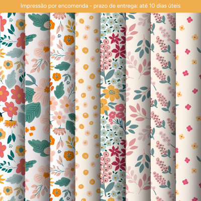 IMPRESSÃO POR ENCOMENDA - Bright Florals