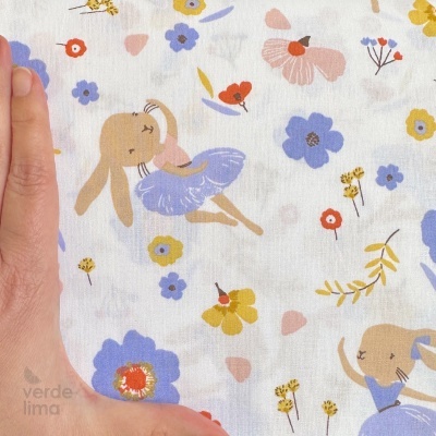 Tecido de algodão - Bunny princess - Main