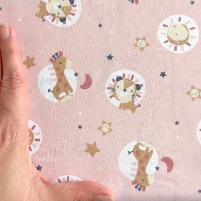 Tecido de algodão - Baby Cuddles - Pink