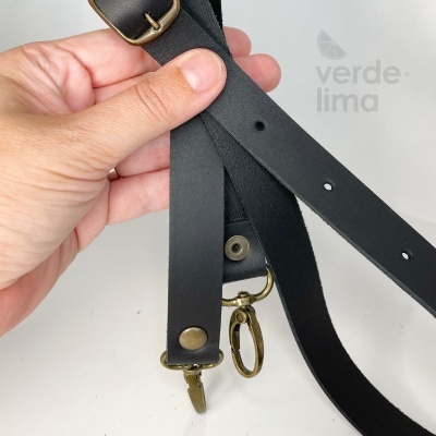 Alça em cabedal de ombro - 125cm