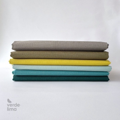 Pack de retalhos - Nylon plastificado - Tons Verdes