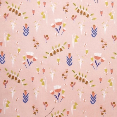Tecido de Algodão - We Elephants - flowers