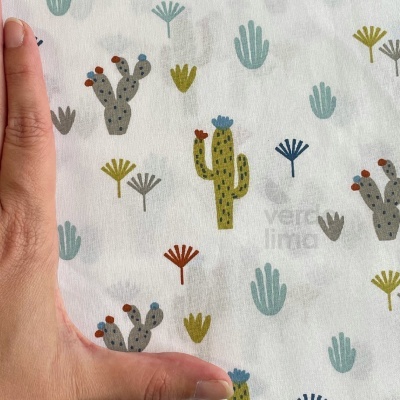 Retalho 60x150cm - Dinoland - Cactos