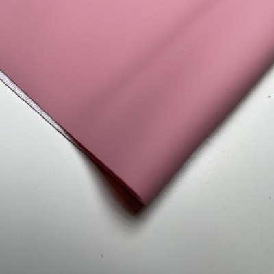 Retalho 43cm x 57cm - Tecido raincoat - Cores lisas - Rosa