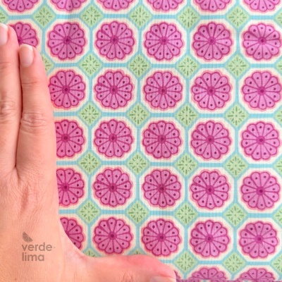 Tecido de Algodão - Whimsy tile