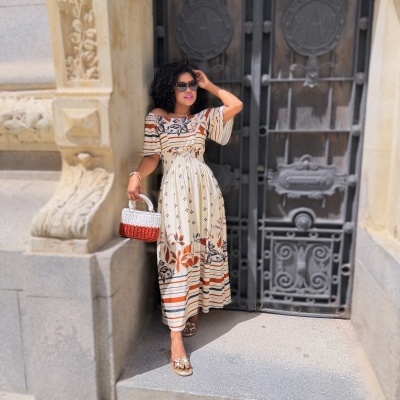 Vestido&#x20;Midi&#x20;Toscana&#x20;Elegance