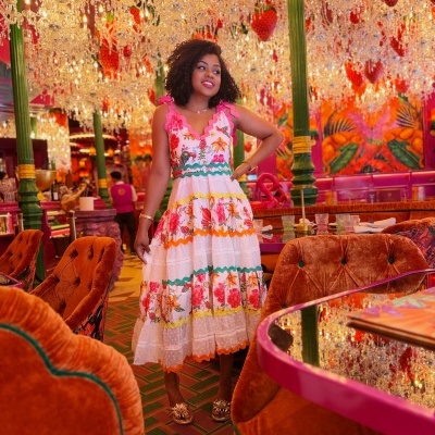 Vestido&#x20;Midi&#x20;Val&#x00EA;ncia&#x20;Floral