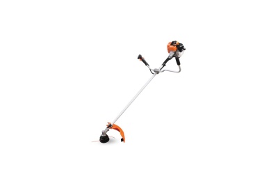 Aparador de relva com motor e pega dupla