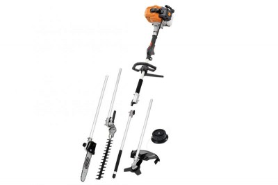 Kit de ferramentas de jardim com motor e acessórios extensíveis