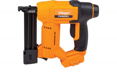 Pistola de pregos elétrica preta e laranja Villager FUSELiV