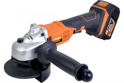 Esmeriladora elétrica sem fio Villager VLN 2601 com disco de corte e punho adicional