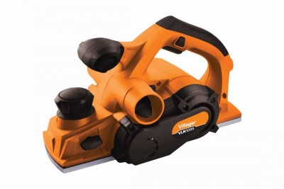 Plaina elétrica laranja e preta Villager VLN 1075