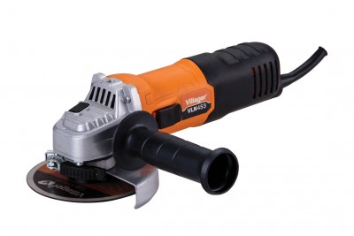 Esmeril angular Villager VLN 455 em preto e laranja com disco de corte