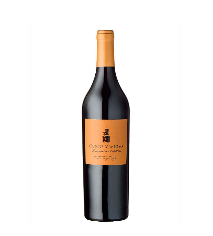 Conde Vimioso Sommelier Edition 2021 Vinho Tinto Tejo Garrafas de vinho tinto CONDE VIMIOSO com rótulo e cápsula laranja