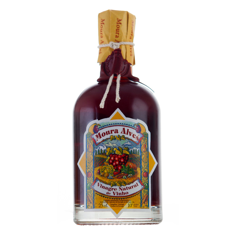 Moura Alves Vinagre de Vinho Garrafa de vinagre natural de vinho Moura Alves