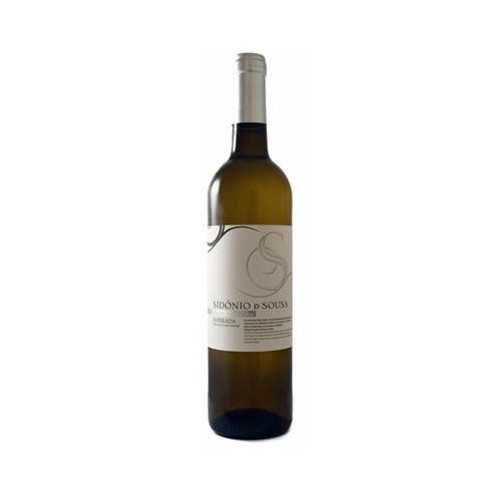 Sidónio de Sousa Reserva 2021 Vinho Branco Bairrada DOC Garrafas de vinho branco António D Sousa com rótulo branco e tampa prateada