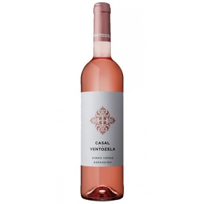 Garrafa de vinho rosé Casal Ventozela Vinho Verde Espadeiro