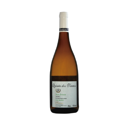 Garrafa de vinho branco Quinta dos Termos com rolha branca