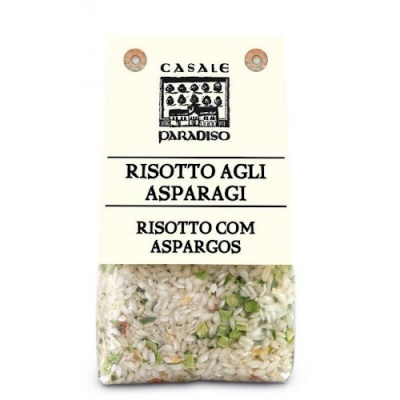Pacote de mistura para risotto com espargos da marca Casale Paradiso