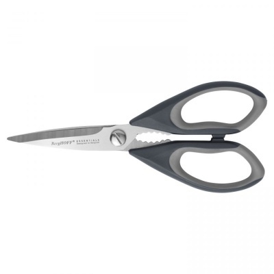 Tesoura BergHOFF Essentials em aço inoxidável com pega cinza e preto