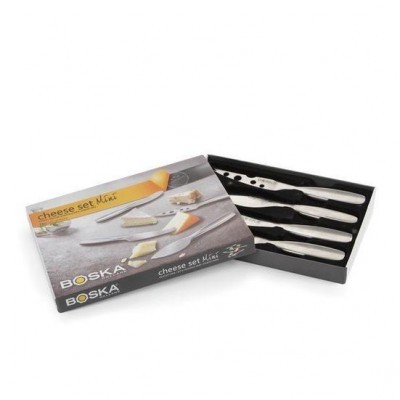 Conjunto de facas para queijo Boska Cheese Set Mini em caixa aberta