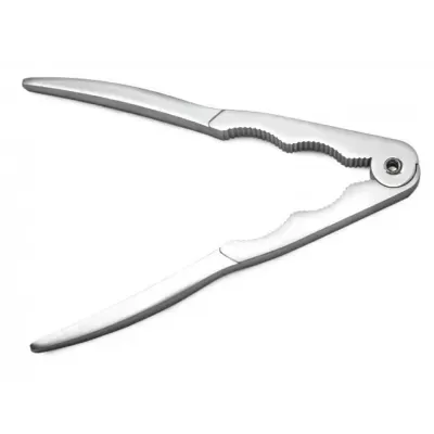 Alicate prateado para abrir nozes