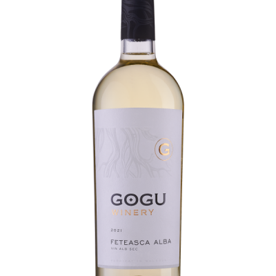 Garrafa de vinho branco Gogú Winery 2021 Feteasca Alba