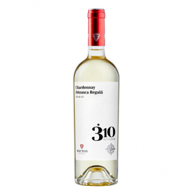 Garrafas de vinho branco com rótulo branco e tampa vermelha