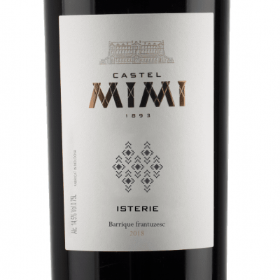 Rótulo de garrafa de vinho Castel Mimi 2018