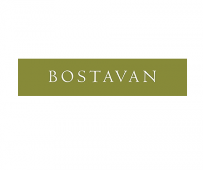 Logotipo BOSTAVAN em fundo verde-oliva