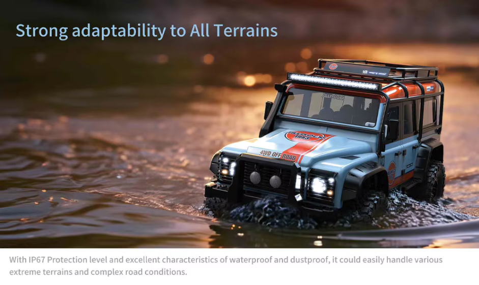 RC MJX H8H Veículo todo-o-terreno de brinquedo a passar por água