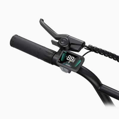 Punho de bicicleta com manete de freio e display digital