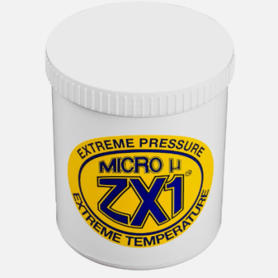 Frasco branco com rótulo amarelo e texto azul e preto